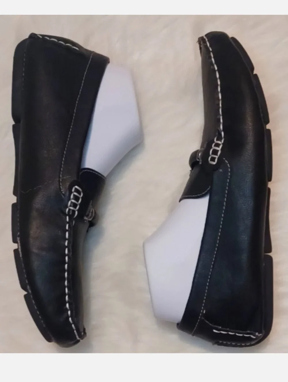 Men's Madden Loafer Casual Dressy / Boat Shoes Black Men's Size 10.5